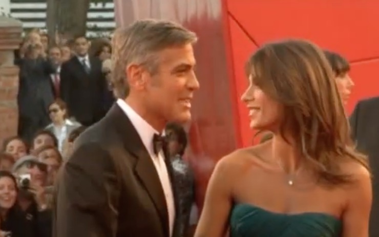 elisabetta canalis george clooney insieme