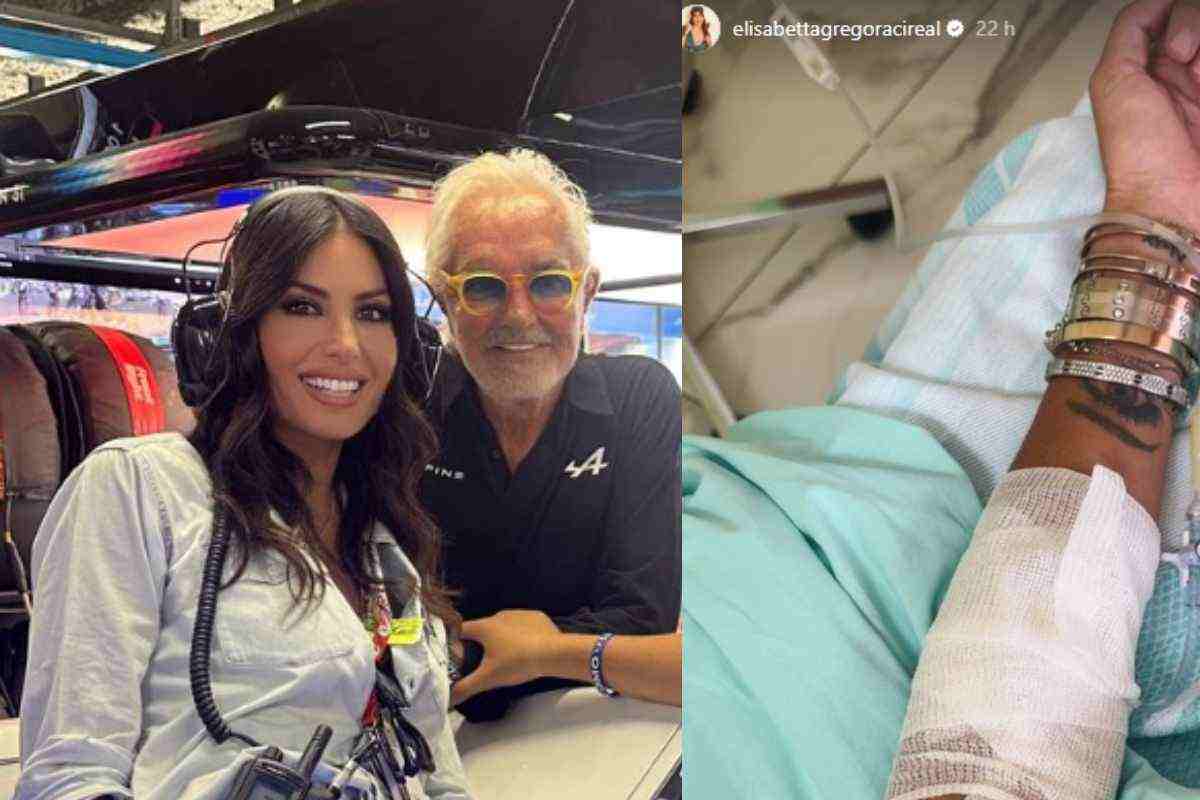 elisabetta gregoraci ricoverata ospedale