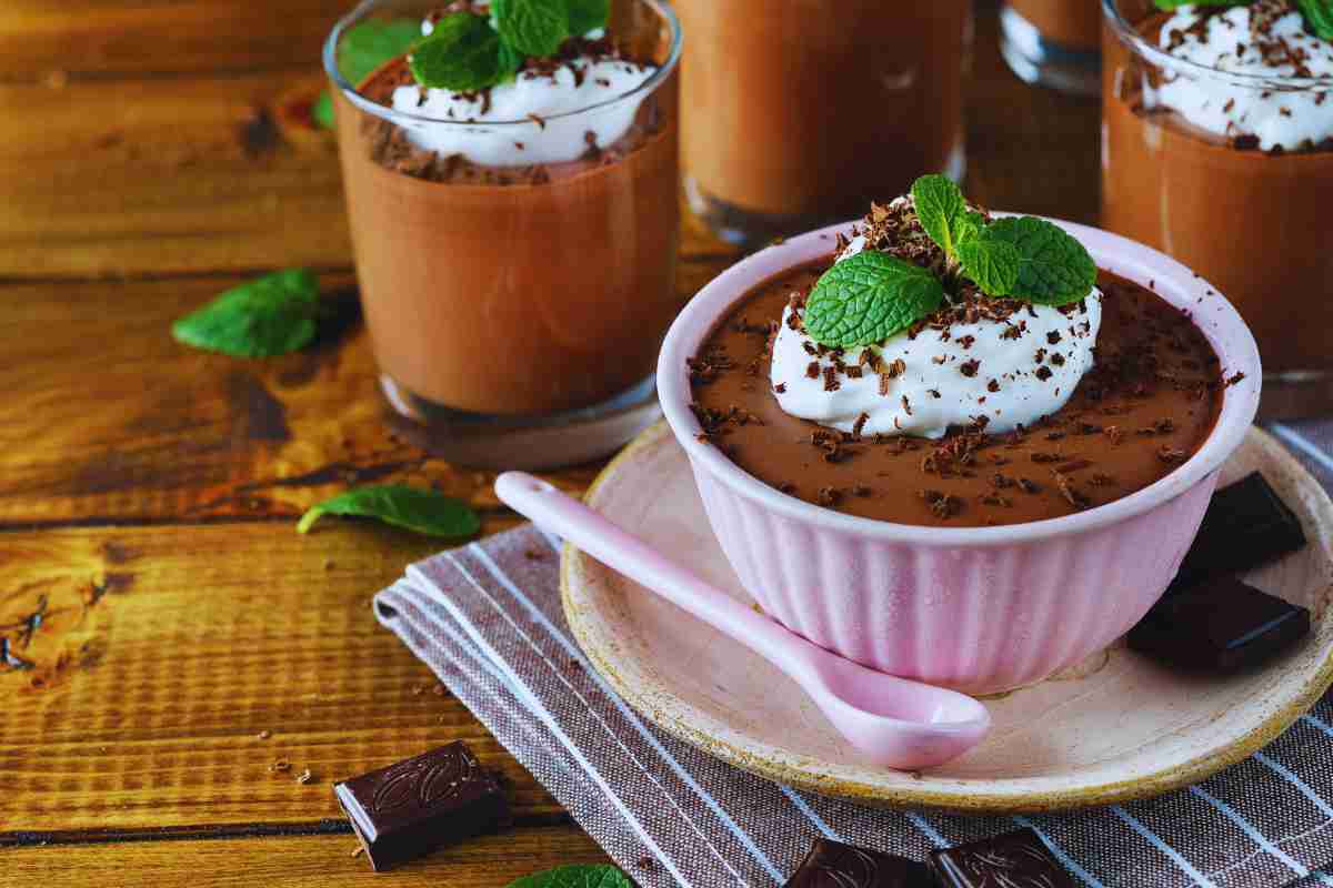 ricetta della mousse al cioccolato