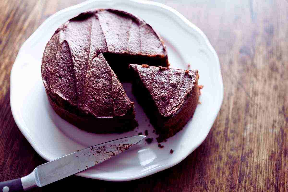 Torta calda al cioccolato