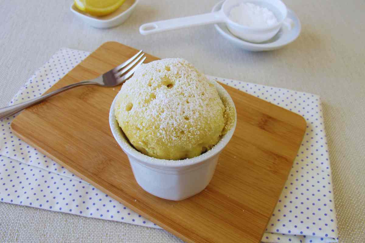 ricetta della torta nuvola in tazza