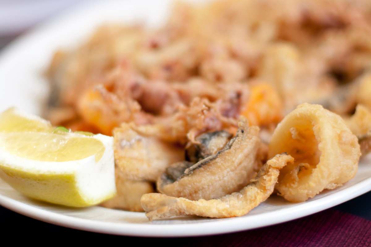 fritto calamari preparazione