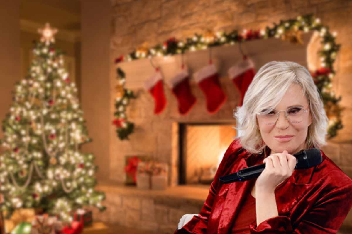 come festeggia natale maria de filippi