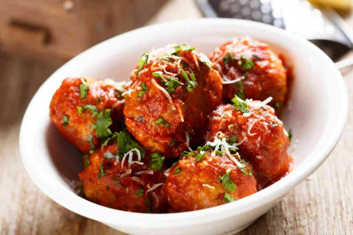 Ricetta polpette al sugo light