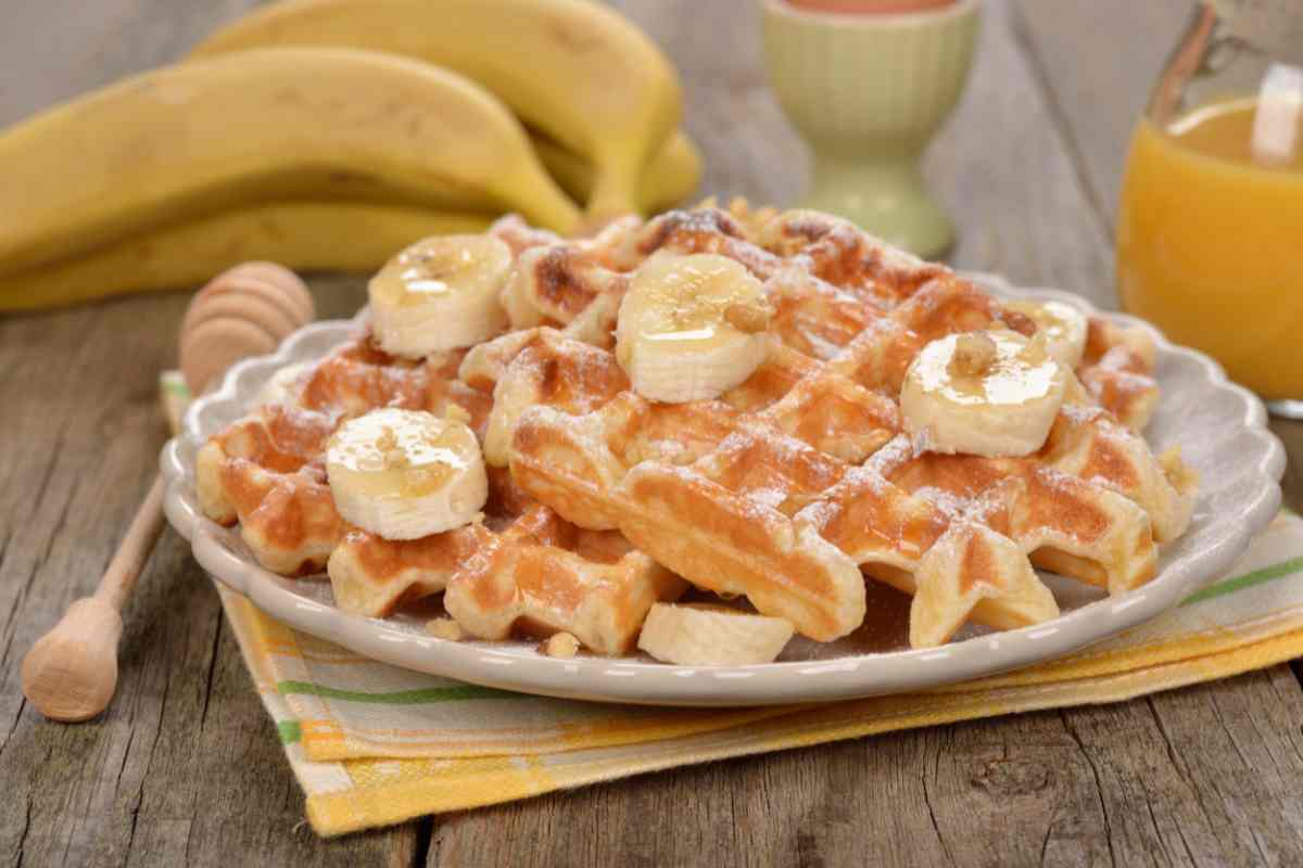 Waffle banana