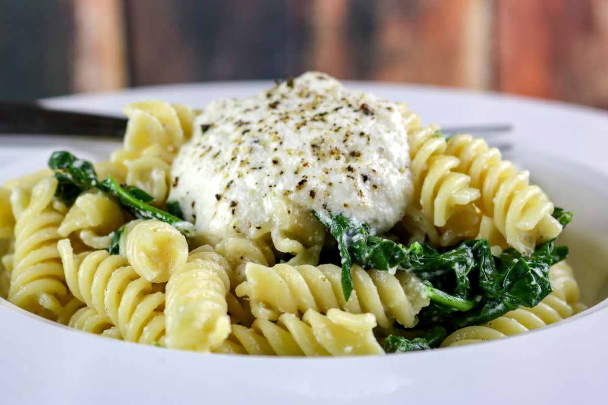 fusilli con cavolo nero ricetta